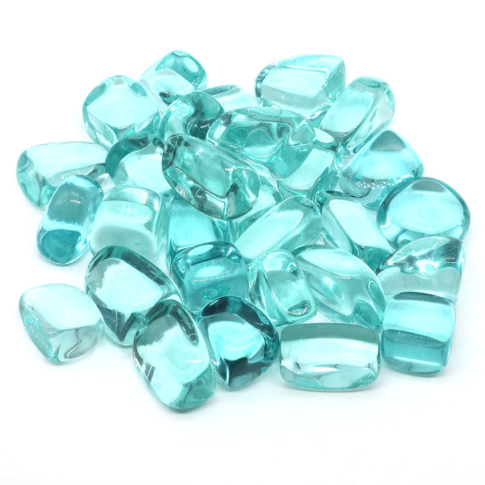 Marine Aquarium Gravel - Pierres d'obsidienne bleu océan, cristaux de