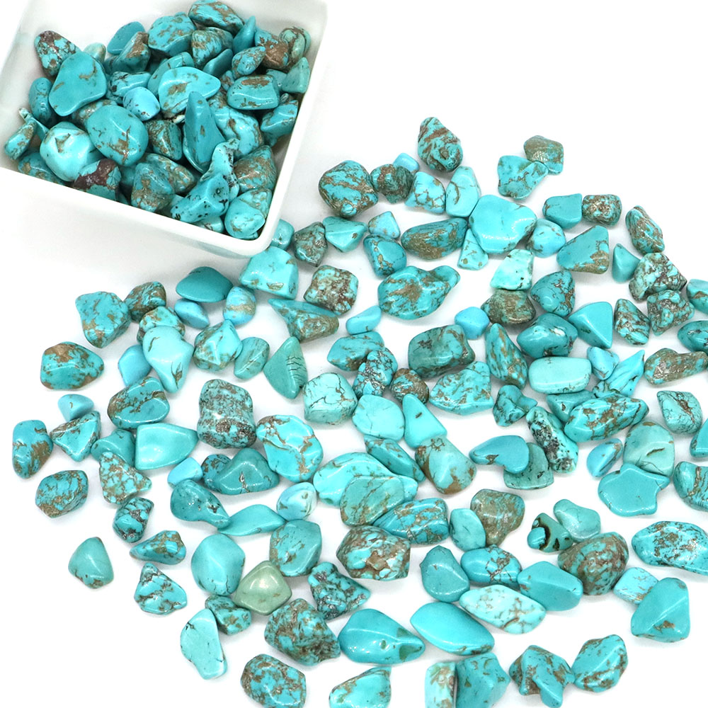 Marine Aquarium Gravel - Pierre naturelle de gravier bleu Turquoise,