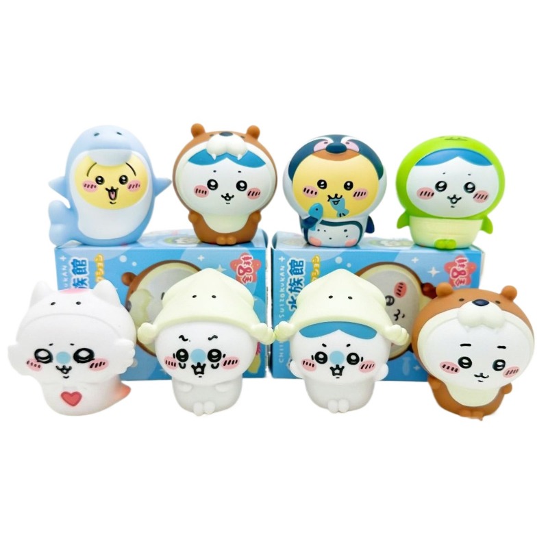 8 figurines/boîte Kawaii Chiik - Aquarium Marina avis et prix