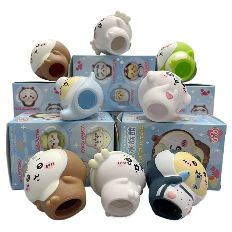 8 figurines/boîte Kawaii Chiik - Aquarium Marina avis et prix