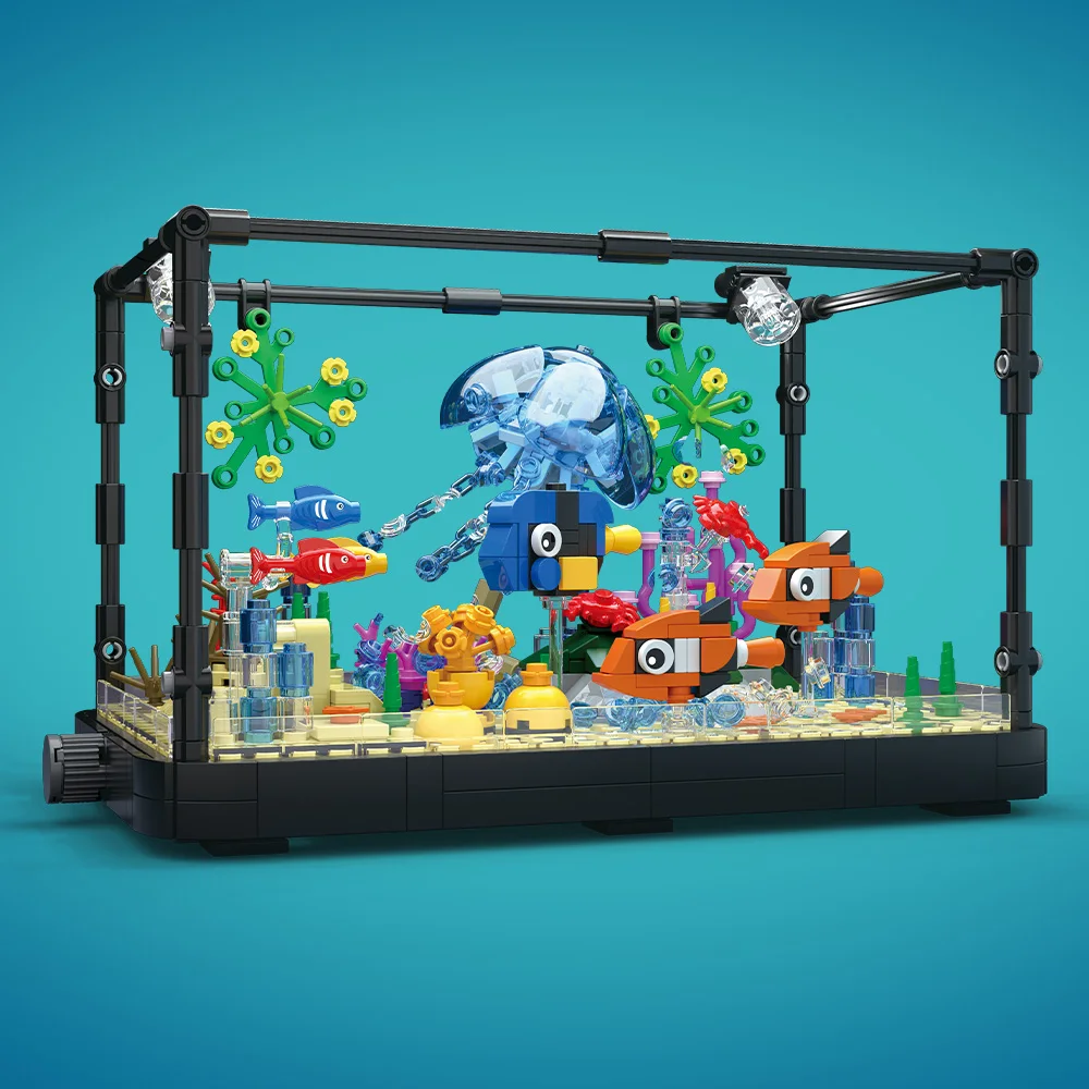 Ensemble de blocs de construct - Aquarium Marina avis et prix
