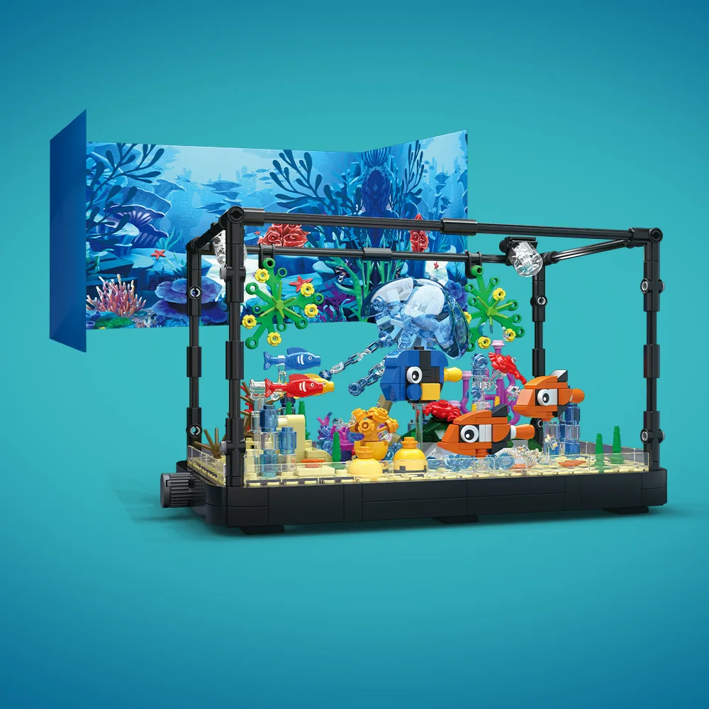 Ensemble de blocs de construct - Aquarium Marina avis et prix