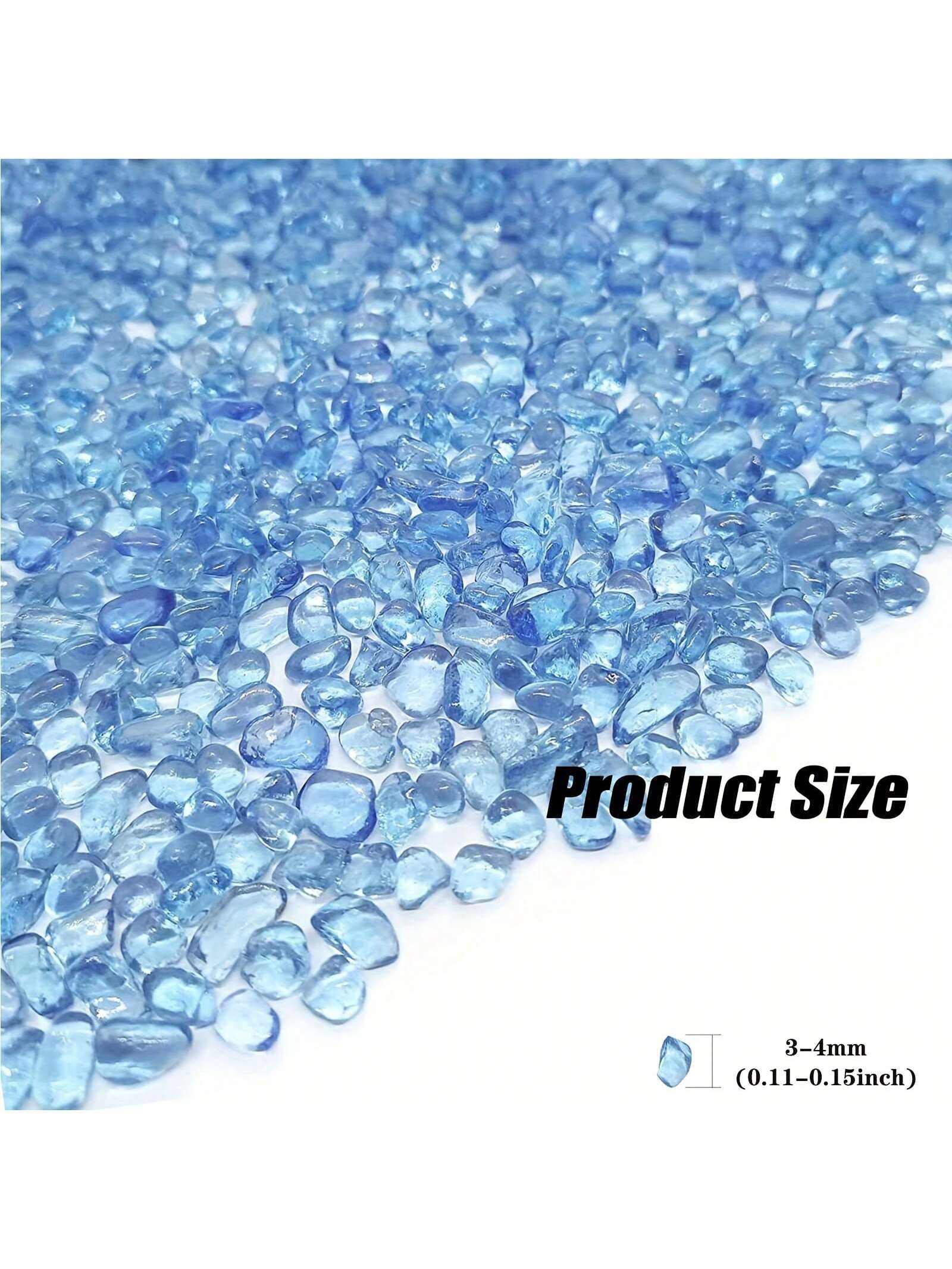 Gravier de verre bleu 3 4mm, p - Marine Aquarium Gravel avis et prix